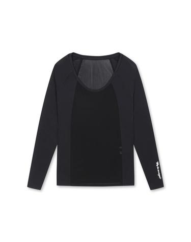 [WAAC] Women Sun Shield Silky Base Layer (Crewneck)_WWTBM25203BKX
