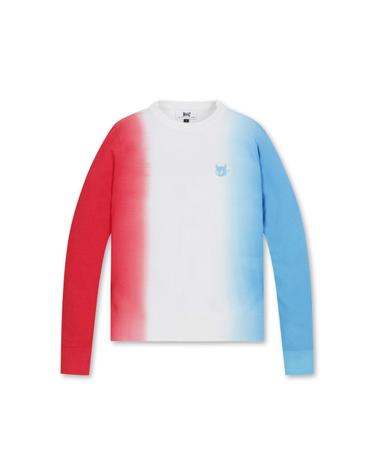 [WAAC] Women Tie Dye Crewneck Sweater_WWWAM25201REX