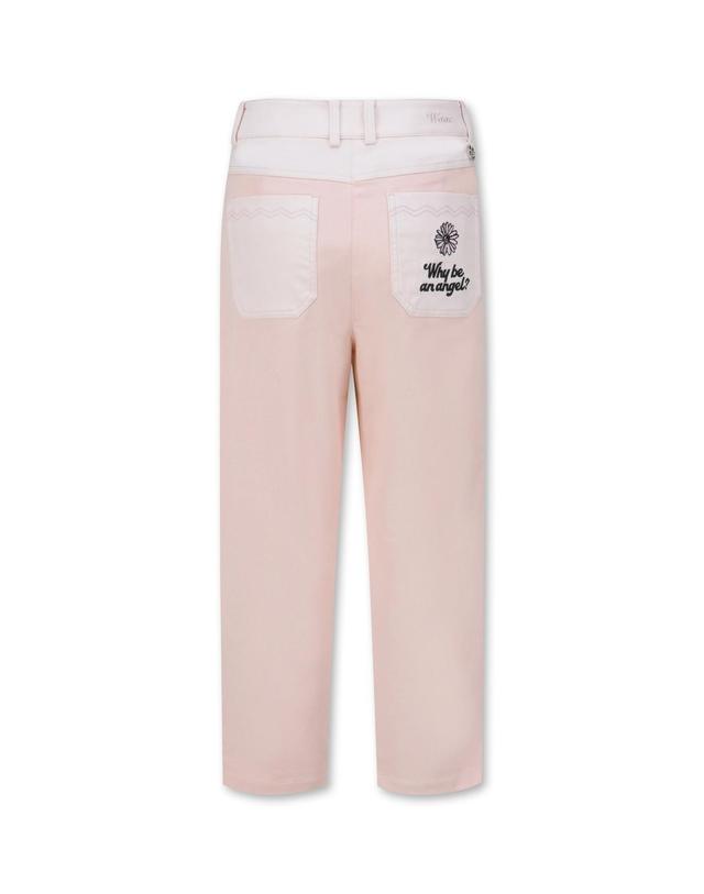 왁 [WAAC] Women Mixed tapered Pants_WWPNS25108PIL 착용컷