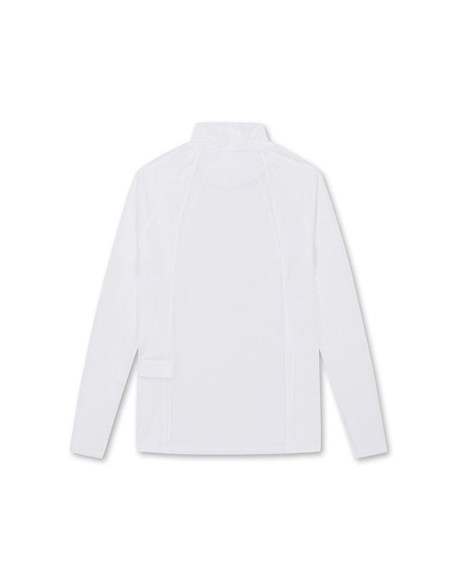 왁 [WAAC] Women Sun Shield Silky Base Layer (Highneck)_WWTBM25204WHX 착용컷