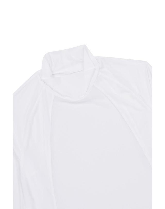 왁 [WAAC] Women Sun Shield Silky Base Layer (Highneck)_WWTBM25204WHX 착용컷