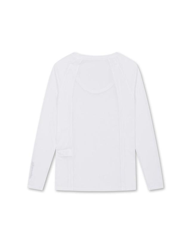왁 [WAAC] Women Sun Shield Silky Base Layer (Crewneck)_WWTBM25203WHX 착용컷