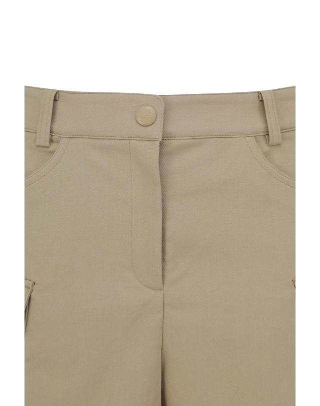 왁 [WAAC X JONES] Womens Cargo Shorts_WWPNM25270BEX 착용컷
