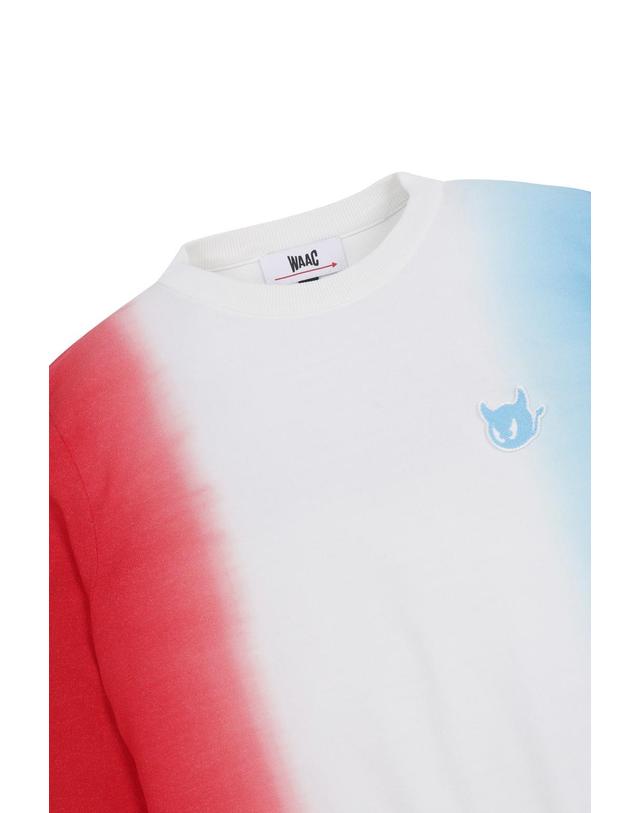 왁 [WAAC] Women Tie Dye Crewneck Sweater_WWWAM25201REX 착용컷
