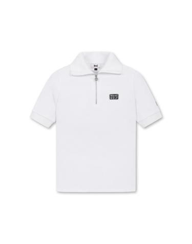 [WAAC] Women Cool Ribbed Quarter-zip SS Top_WWTCM25208WHX