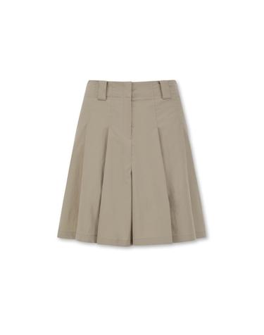 [WAAC] Women Bermuda Pleats Pants_WWPNS25107BEX