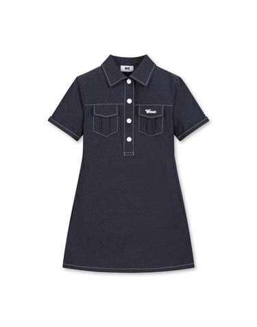 [WAAC] Women Denim Print Jersey Dress_WWTBS25110NYX
