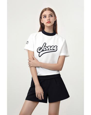 [WAAC X JONES] Womens Seersucker SS Pullover_WWTCM25370WHX