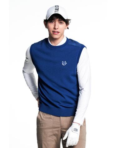 [WAAC] Men Hybrid Knit Vest_WMWAM25201BUD