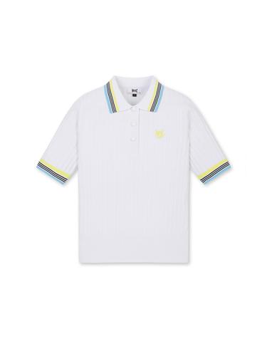 [WAAC] Women Color Tipping Polo Sweater_WWWAM25203WHX
