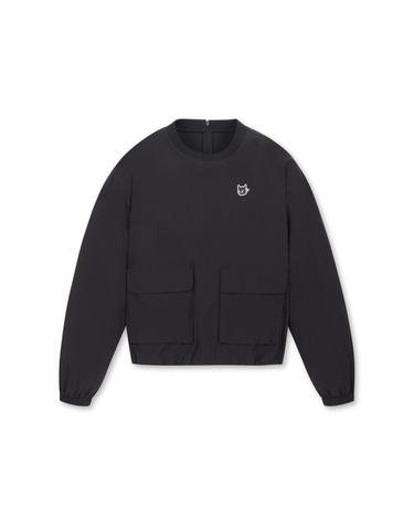 [WAAC] Women Light Woven pull-over_WWUAM25221BKX