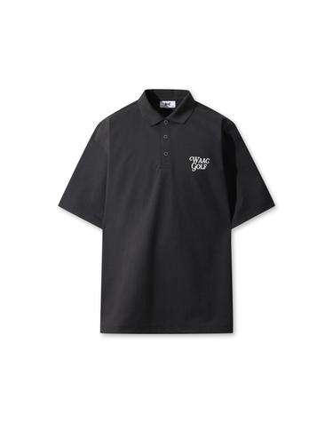 [WAAC] Unisex pique collar t-shirts WMTCA25554BKX