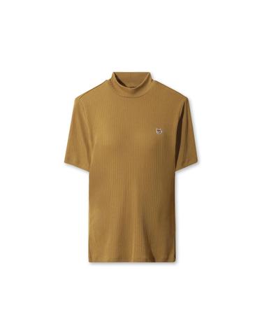 [WAAC] Women Ribbed Mockneck Top WWTCA25602BRL