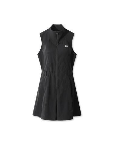 [WAAC] Women Pleats jumpsuit WWUAA25601BKX