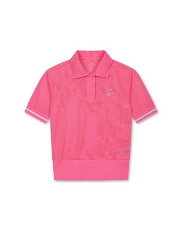 [WAAC] Women Mesh Loose Fit SS Polo WWTCM25301HPX
