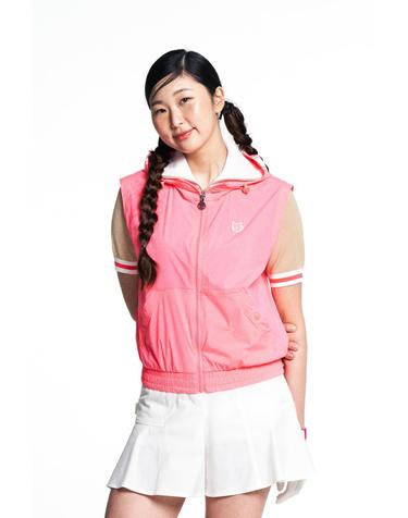 [WAAC] Women Light-weight Stretch Hoodie vest WWVAM25200HPX