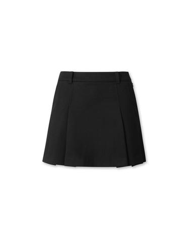 [WAAC] Women Winter pleats skirt WWKCW25701BKX