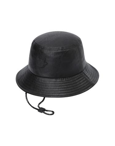 [WAAC] Fake leather Bucket Hat WGRCX25719BKX