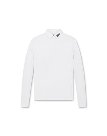 [WAAC] [Exclusive] Women WAAC Embossed Logo LS Polo WWTBW25901WHX