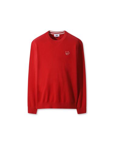[WAAC] Men Cashmere Blended Crewneck Sweater WMWAW25703REX