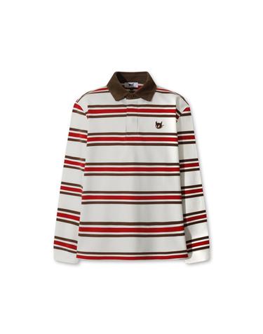 [WAAC] Men WAACKY Stripe Patterned Polo WMTBW25706REX