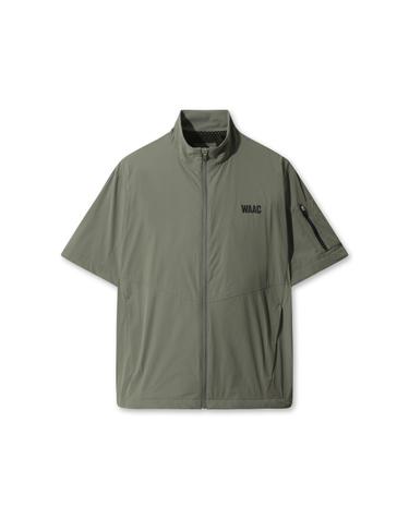 [WAAC] Men Brushed Mesh Short Sleeves Vest WMVAW25701GRD