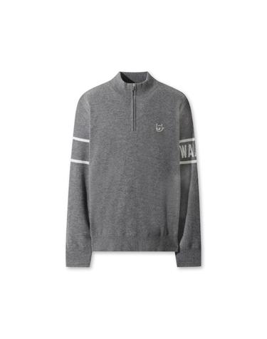 [WAAC] Men Wool Half Zip Sweater WMWAW25707GYM