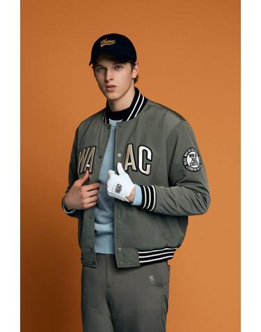 [WAAC] Men Padded Varsity Jacket WMUAW25706GRD
