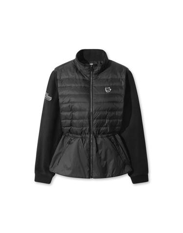 [WAAC] Women Shirring hybrid jacket WWUAW25711BKX