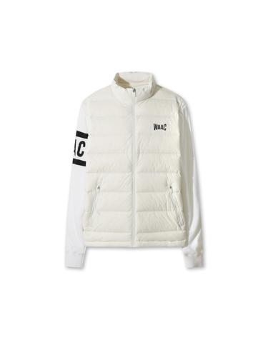 [WAAC] Men Knit Hybrid Down Full Zip Jacket (Niblick) WMUAW25800IVX