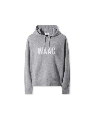 [WAAC] Women Cashmere Silky Knit Hoodie WWWAW25801GYM