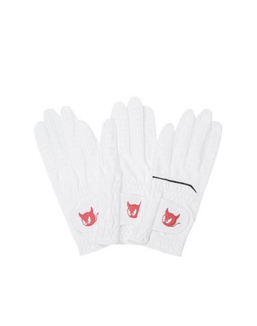 [WAAC] Women Synthetic Leather WAACKY Golf Gloves (3PACK) WGHCX26110WHX