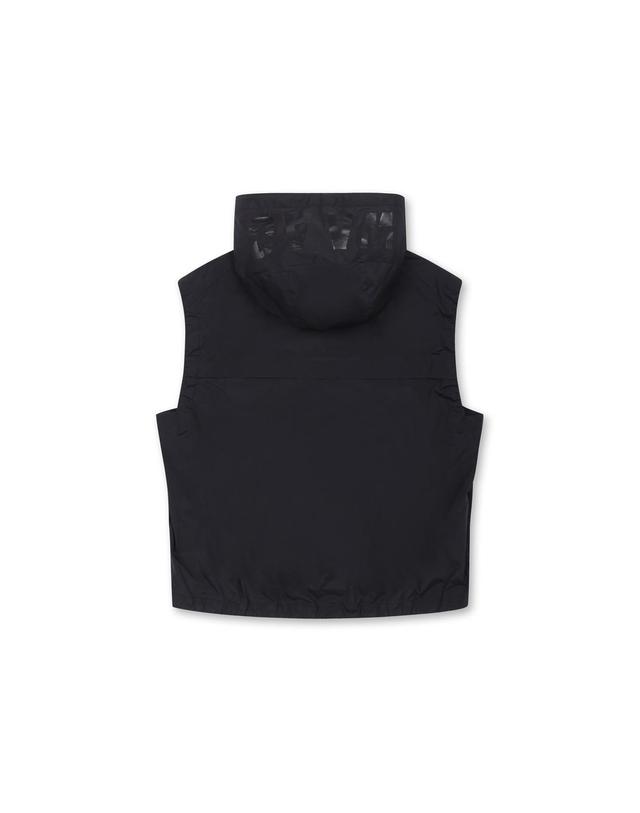 왁 [WAAC] [Exclusive] Women Light-weight Stretch Hoodie vest_WWVAM25901BKX 착용컷