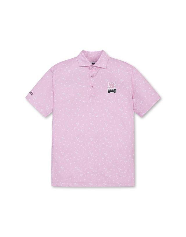 왁 [WAAC] Athletic Allover Motif Polo_WTTCM25407PIL 착용컷