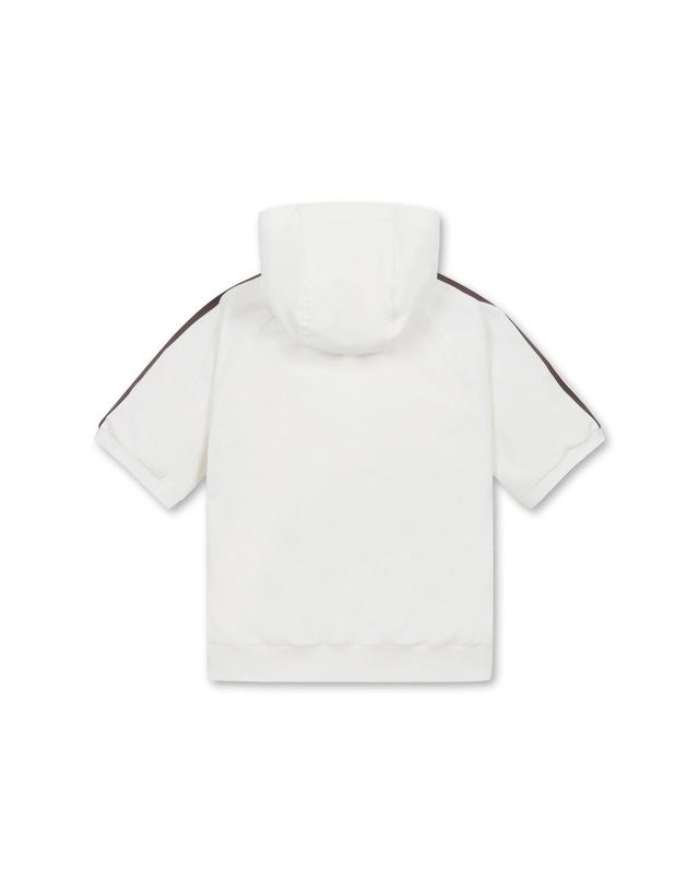왁 [WAAC] Women WAACKY Half Zip Hoodie_WWTCM25226IVX 착용컷