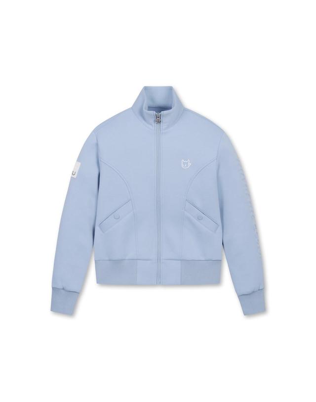 왁 [WAAC] Women Pressed logo point jersey Jacket_WWUAS25101LBX 착용컷