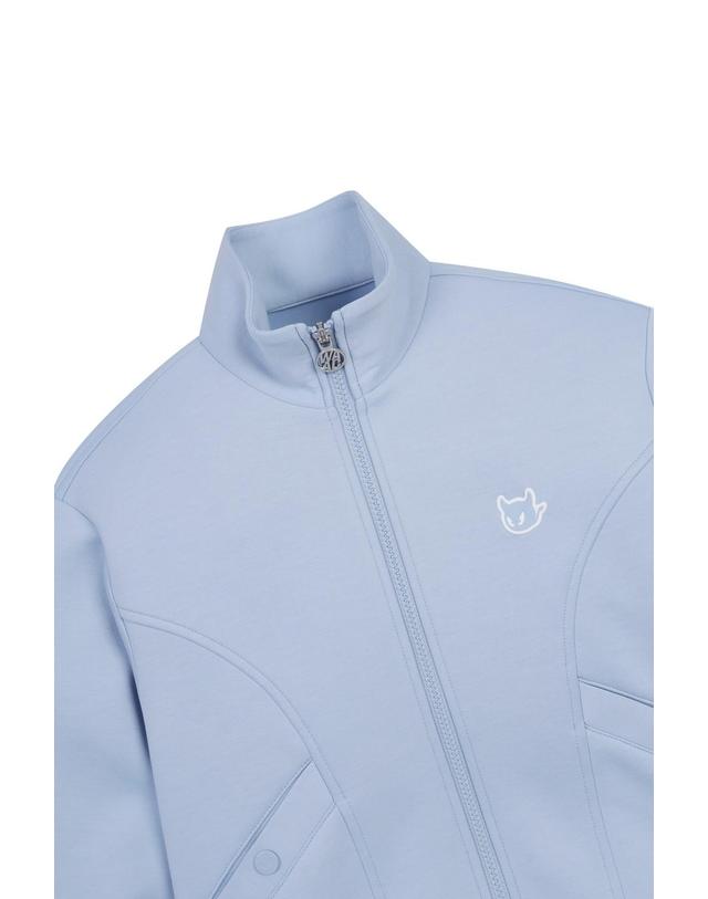 왁 [WAAC] Women Pressed logo point jersey Jacket_WWUAS25101LBX 착용컷