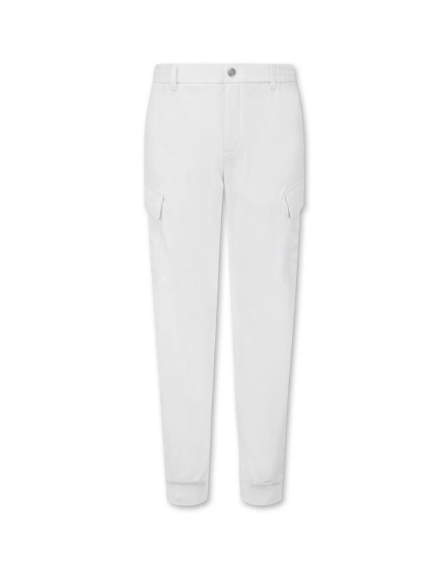 왁 [WAAC] Men Tricot Cargo Jogger Pants (FLEX)_WMPNM25201WHX 착용컷