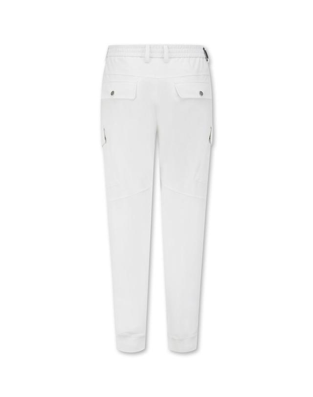 왁 [WAAC] Men Tricot Cargo Jogger Pants (FLEX)_WMPNM25201WHX 착용컷
