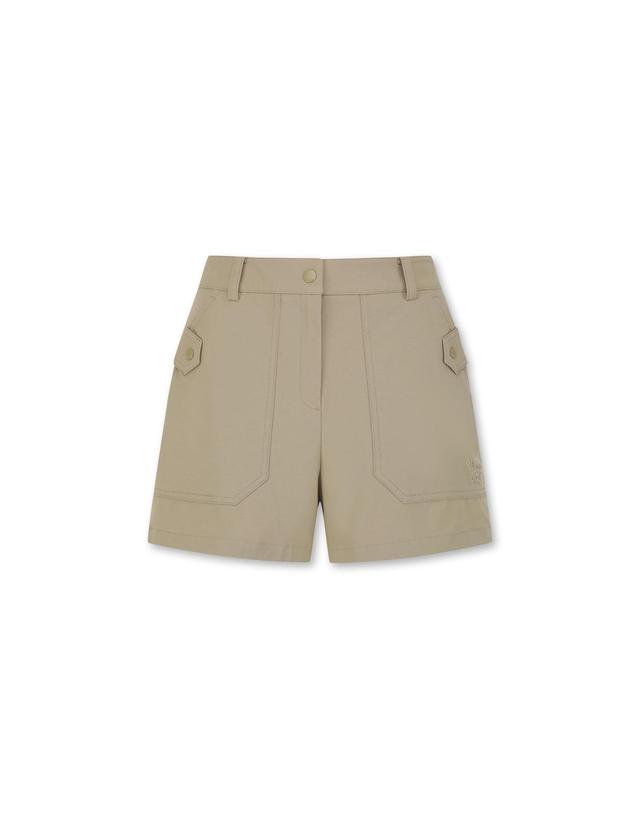 왁 [WAAC] Women Big Pocket Shorts_WWPNM25205BEX 착용컷