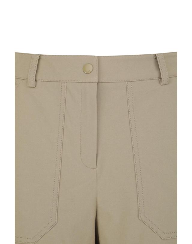 왁 [WAAC] Women Big Pocket Shorts_WWPNM25205BEX 착용컷