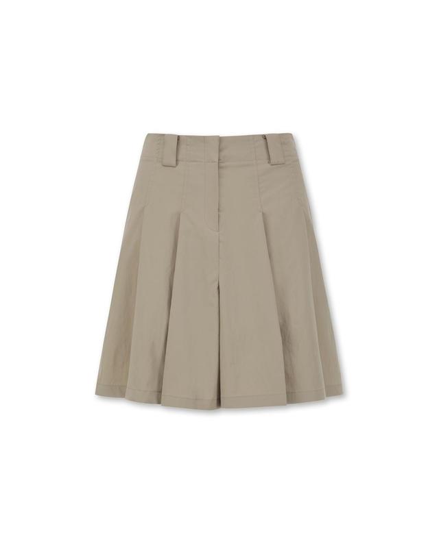 왁 [WAAC] Women Bermuda Pleats Pants_WWPNS25107BEX 착용컷