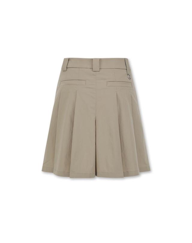 왁 [WAAC] Women Bermuda Pleats Pants_WWPNS25107BEX 착용컷