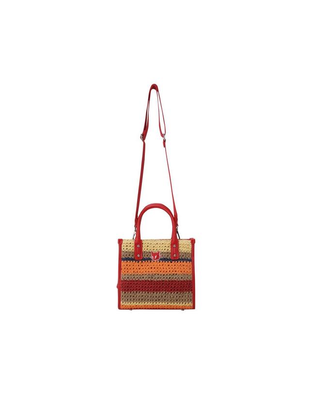 왁 [WAAC] Women Square Tote Bag_WGBAX25211REX 착용컷