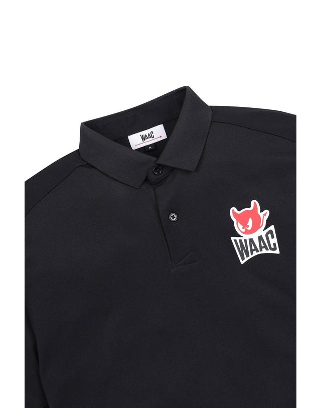 왁 [WAAC] [Exclusive] PLAYERS EDITION OG Men Pique SS Polo_WMTCM25241BKX 착용컷