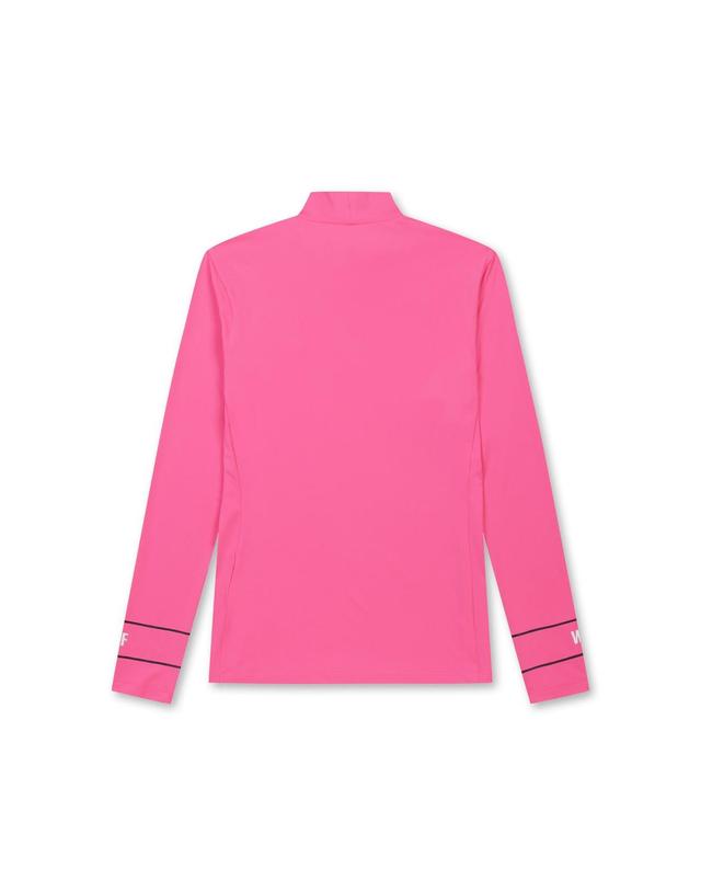 왁 [WAAC] Athletic Women Jersey Long Sleeve Mock Top_WLTBM25402HPX 착용컷