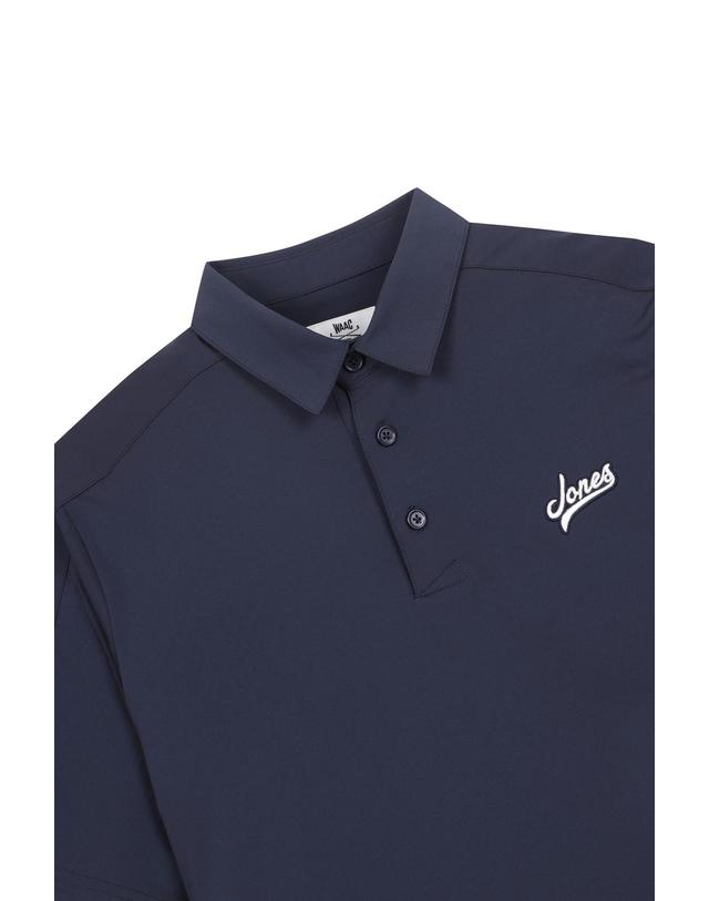 왁 [WAAC X JONES] Mens Line Point SS Polo_WMTCM25373NYD 착용컷