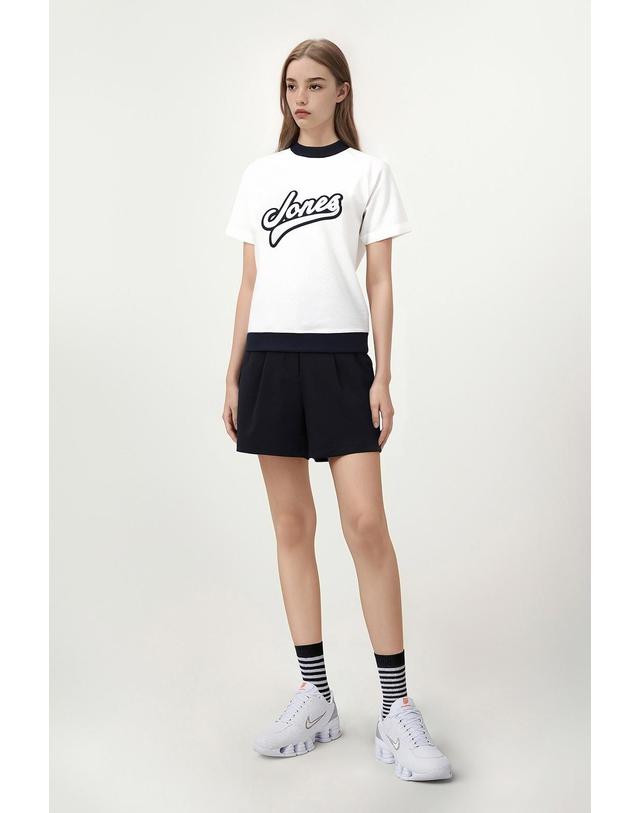 왁 [WAAC X JONES] Womens Seersucker SS Pullover_WWTCM25370WHX 착용컷
