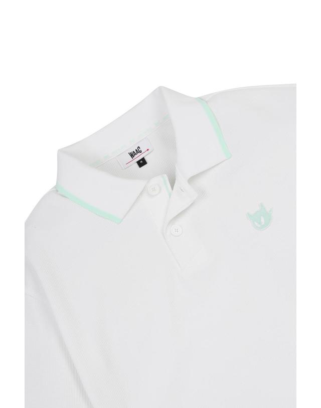 왁 [WAAC] Men Color Block Pique Rib SS Polo_WMTCM25208WHX 착용컷