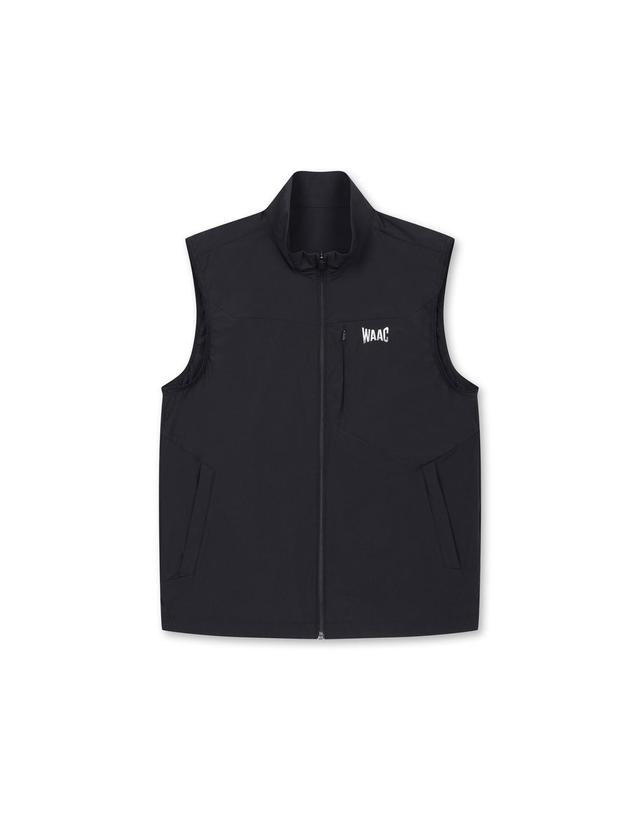 왁 [WAAC] Men Players Full Zip Vest_WMVAM25200BKX 착용컷